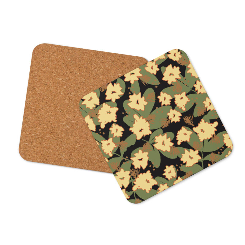 Cork-back coaster