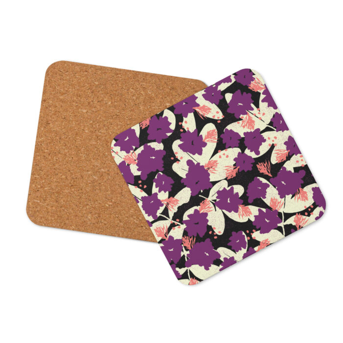 Cork-back coaster