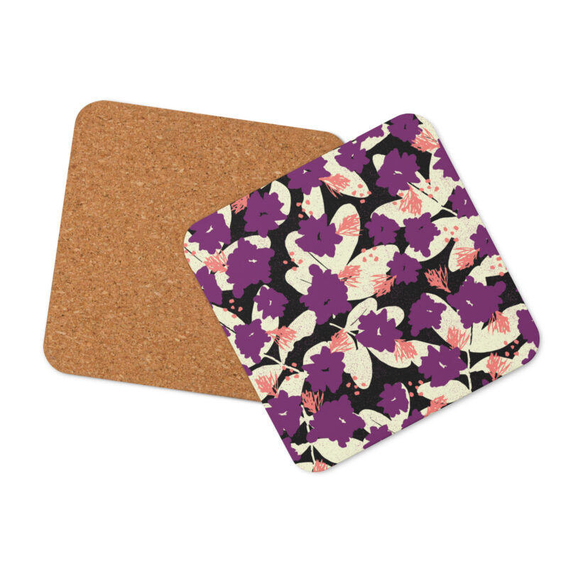 Cork-back coaster