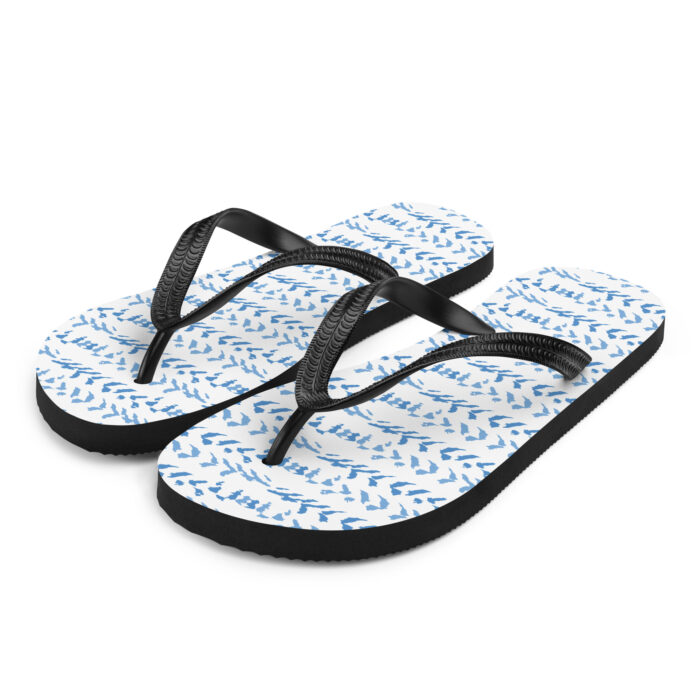 Flip-Flops - Cloud Pattern Sky Blues - Image 4