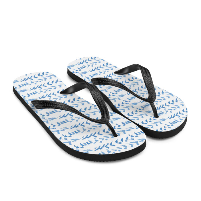 Flip-Flops - Cloud Pattern Sky Blues - Image 3