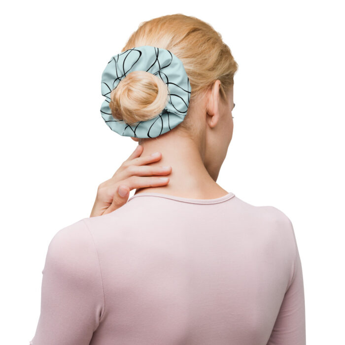 Hair Scrunchie - Free Flow - Ice Blue