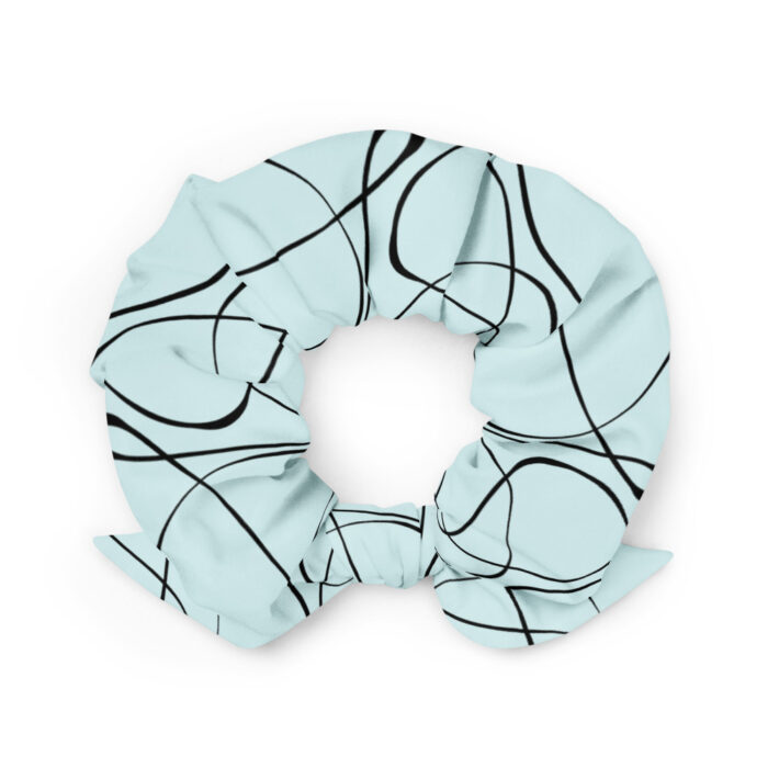 Hair Scrunchie - Free Flow - Ice Blue