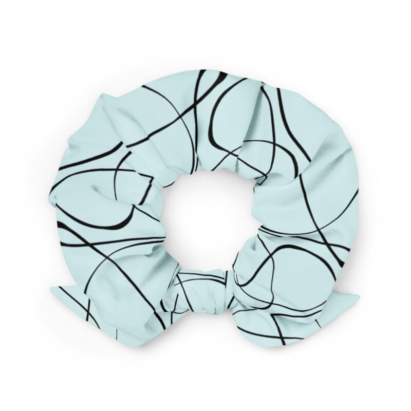 Hair Scrunchie - Free Flow - Ice Blue