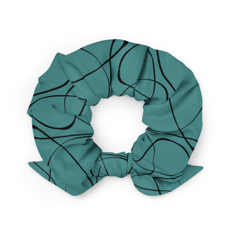Hair Scrunchie - Free Flow - Teal