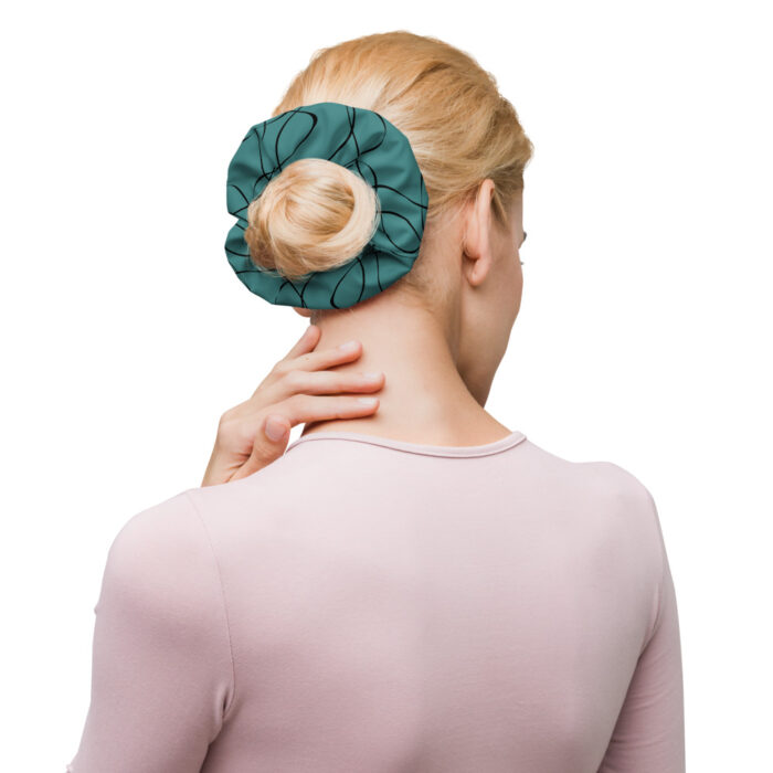 Hair Scrunchie - Free Flow - Teal