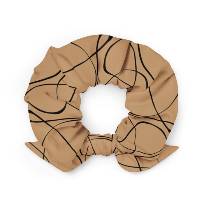 Hair Scrunchie - Free Flow - Camel