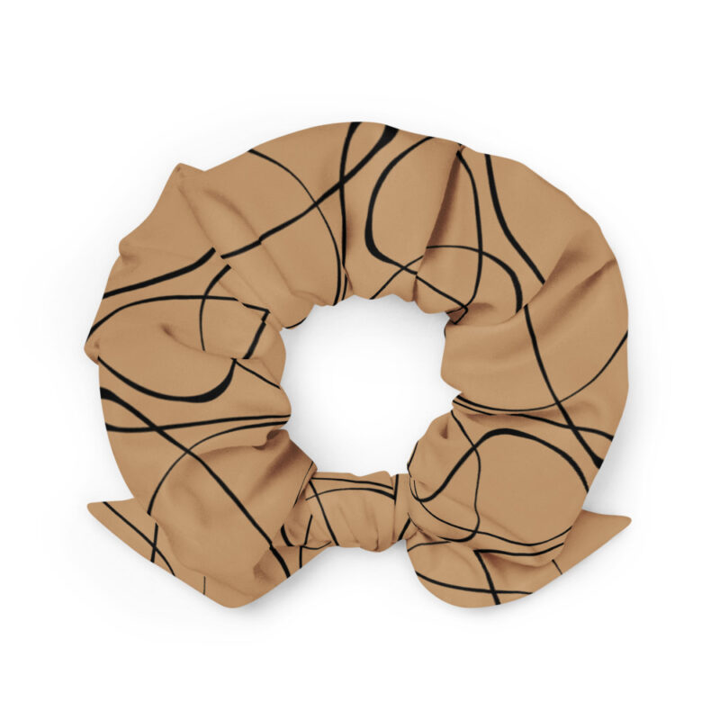 Hair Scrunchie - Free Flow - Camel