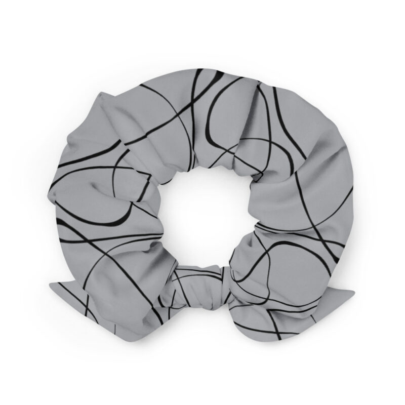 Hair Scrunchie - Free Flow - Silver