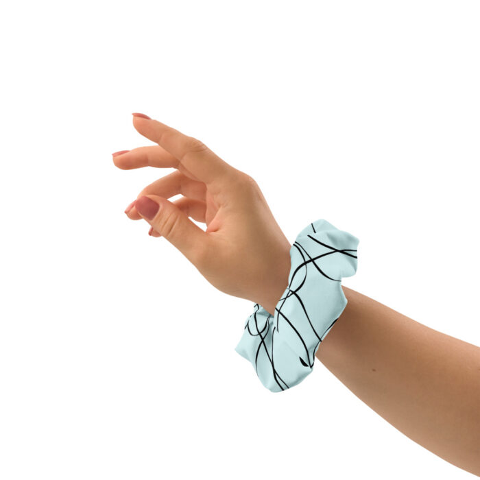 Hair Scrunchie - Free Flow - Ice Blue