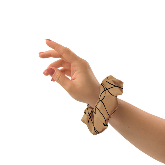 Hair Scrunchie - Free Flow - Camel