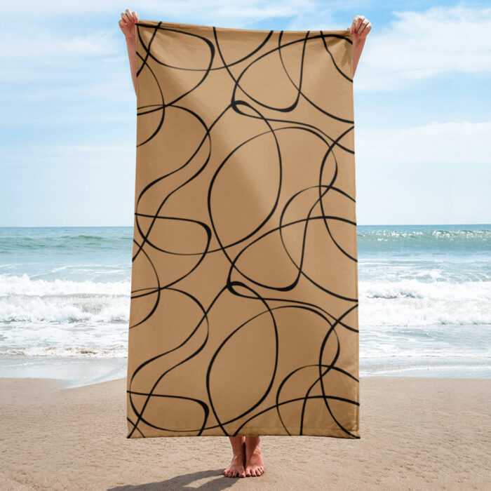 Towel - Free Flow - Camel