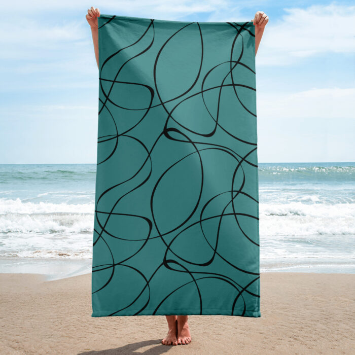 Towel - Free Flow - Teal - Image 4