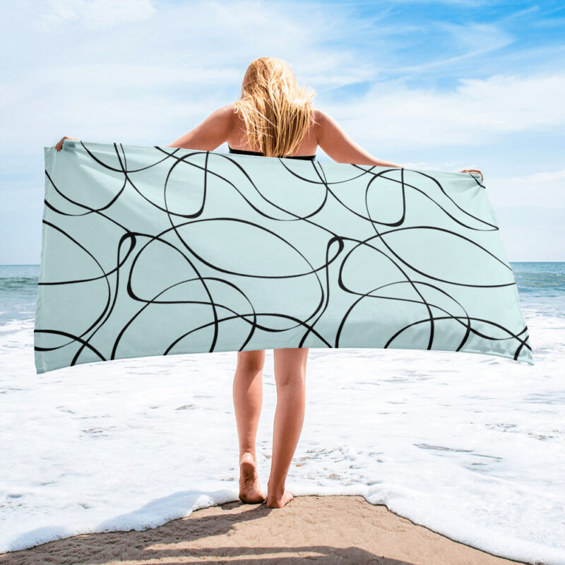 Towel - Free Flow - Ice Blue