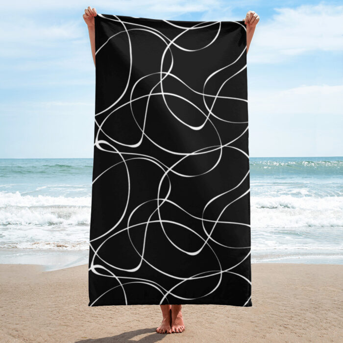 Towel - Free Flow - Black