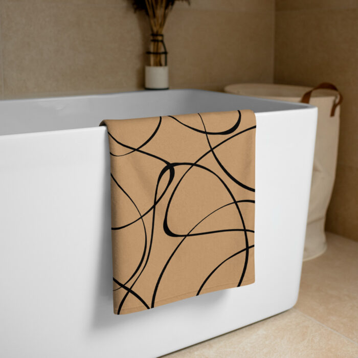 Towel - Free Flow - Camel
